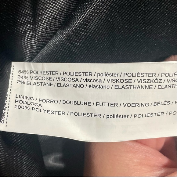 Mango One Button Patterned Lapel-collar Blazer - Picture 7 of 7